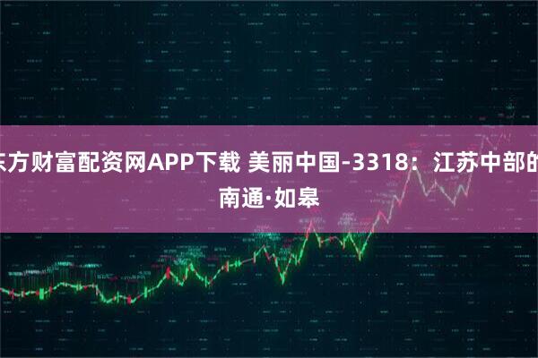 东方财富配资网APP下载 美丽中国-3318：江苏中部的 南通·如皋